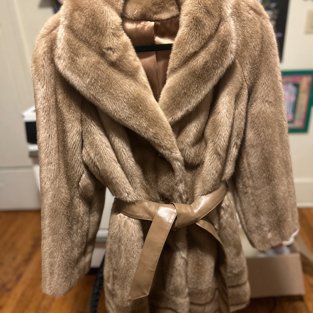 Tissavel of France Luxurious Brown Teddy Jacket